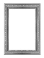 Fototapeta premium vintage picture and photo frame isolated on white background