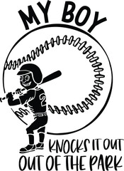 funny baseball slugger | knocks it out of the park