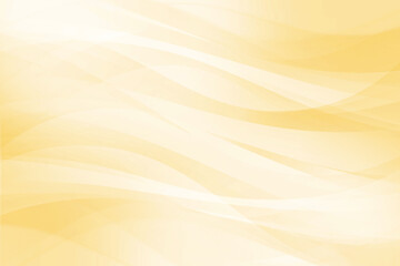 曲線の重なり　アブストラクト　基調色は黄色
