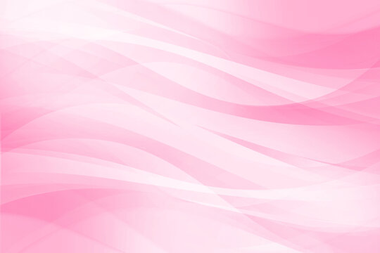 曲線の重なり　アブストラクト　基調色はピンク
