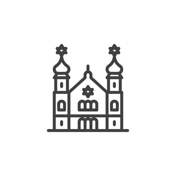 synagogue outline icon clip art preview