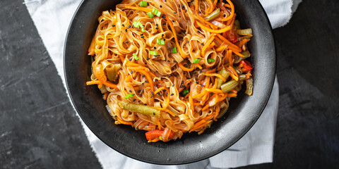 rice noodles wok Shirataki funchose vegetables soy sauce soup pho, pho bo pad thai vegetarian food...