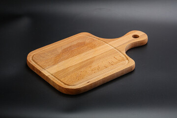 Wooden board for kitchen isolated