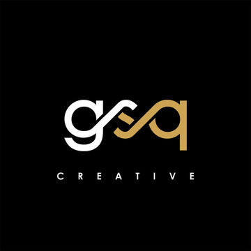 GSQ Letter Initial Logo Design Template Vector Illustration