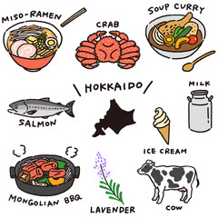 北海道の名産やおいしい食べ物セット