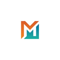 initial m logo design icon inspiration