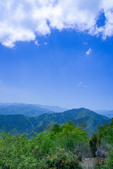 大岳山からの眺望　春