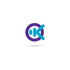 initial k logo design icon inspiration