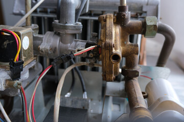 detail of the engine 