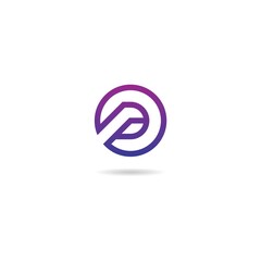 initial p logo design icon inspiration