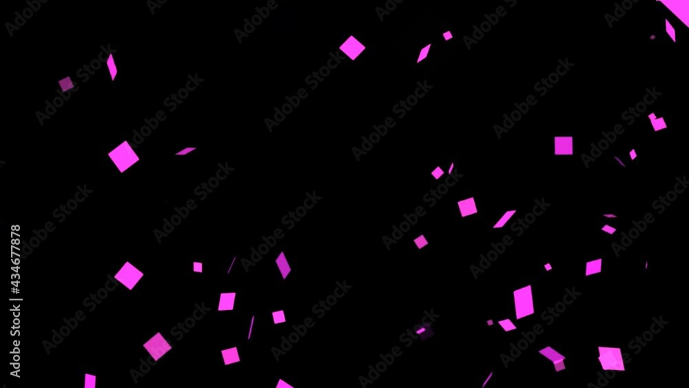 Aufkleber background of animated confetti moving and changing color. motion. beautiful animated background wit