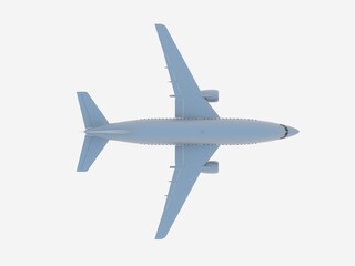 Commercial Passenger Plane in Air in Sky Aviation Cargo Service - obrazy, fototapety, plakaty