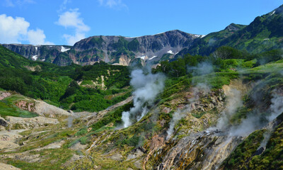 The most beautiful places in Russia. Kamchatka. Valley of Geysers