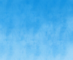 青空　雲　夏　青背景　イラスト　手描き
