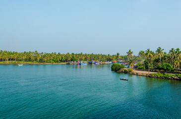 Fototapeta na wymiar Kerala backwaters