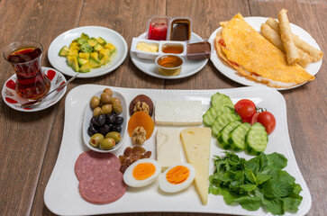 One person Turkish breakfast is also amazing , especially with Avocado dish and Omlet by the sides