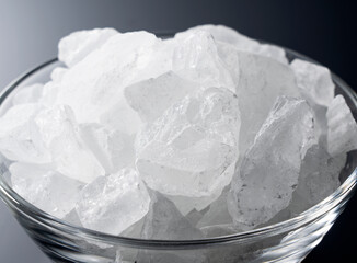 rock candy on a black background.