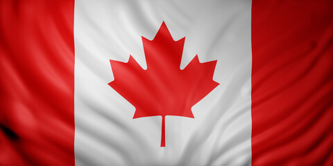 Obraz premium Canada 3d flag
