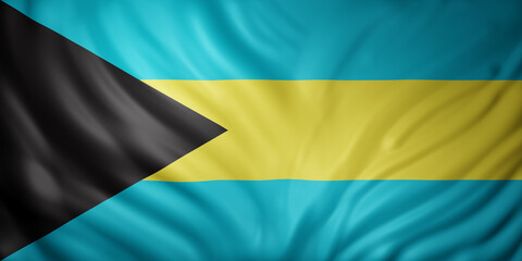  Bahamas 3d flag