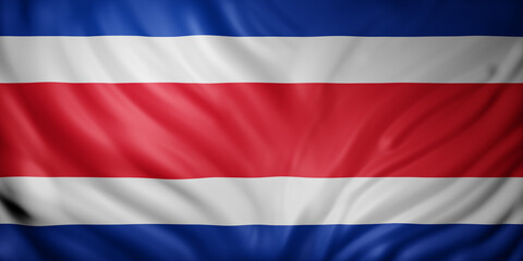  Costa Rica 3d flag