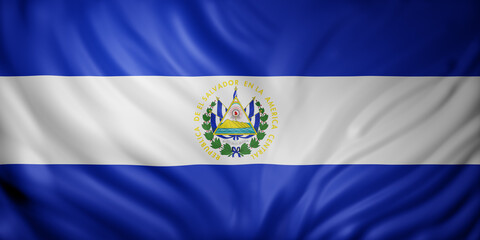  El Salvador 3d flag