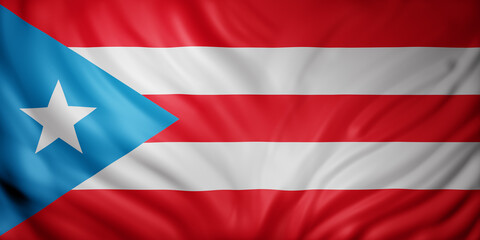  Puerto Rico 3d flag