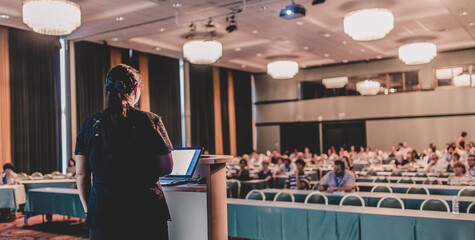 Speaker at Business Conference and Presentation.
