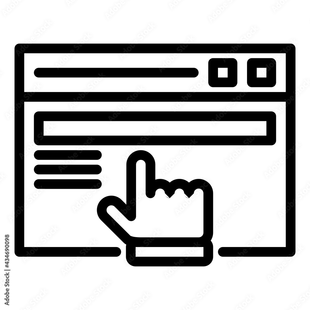 Poster website and seo icons for user interface, user experience, presentations, advertisement, and many mo