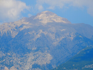 snow covered mountains