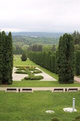 Landscape design in park of Kislovodsk.
