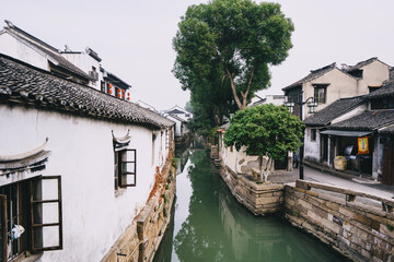 Fototapeta na wymiar Ancient town of Luzhi, Suzhou, China, natural scenery