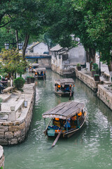 Obraz premium Ancient town of Luzhi, Suzhou, China, natural scenery