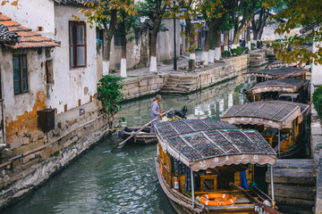 Ancient town of Luzhi, Suzhou, China, natural scenery
