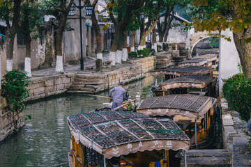 Ancient town of Luzhi, Suzhou, China, natural scenery