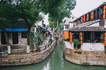 Ancient town of Luzhi, Suzhou, China, natural scenery