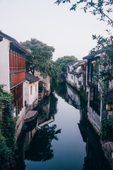Beautiful scenery of Zhouzhuang ancient town in Suzhou, China