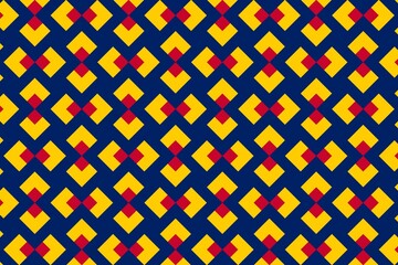 Simple geometric pattern in the colors of the national flag of Chad
