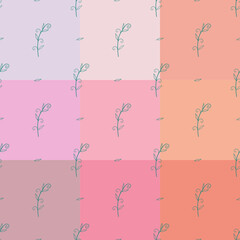 Art patterns used for various works  Such as clothing pattern, tile pattern