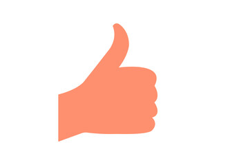 Thumb like symbol. Social media like icon. Like.
Vector design EPS 10.