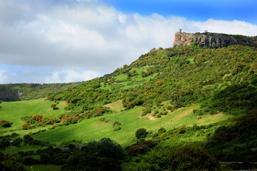 Monte Arci lato Est in Sardegna Alta Marmilla