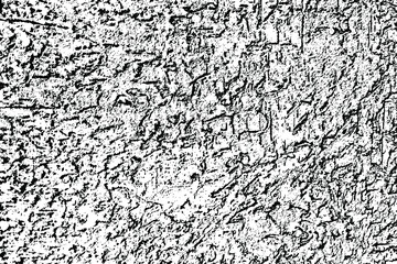 Grunge texture of a rough uneven surface. Texture with cracks, scratches, grit, and dirt. Vector illustration. Overlay Template.