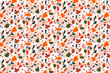Colorful Seamless Terrazzo Pattern 1