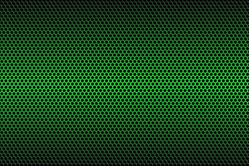Green carbon fiber texture. Metal texture green steel background.
