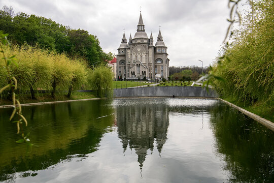 The House of Prayer, one of biggest Baptist churches in Europe. Vinnytsia, Ukraine. May 2021