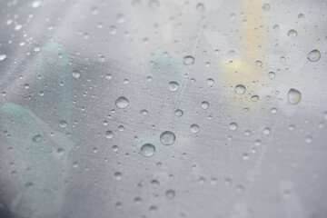 Drying clothes, covered from rain