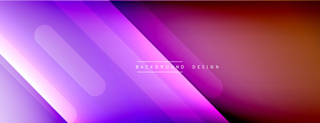 Dynamic lines abstract background. 3D shadow effects and fluid gradients. Modern overlapping forms