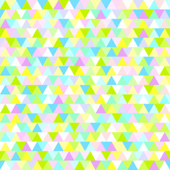 Background. Seamless texture. Triangle pattern. Abstract geometric wallpaper of the surface. Print for  t-shirts and textiles. Ecological colors