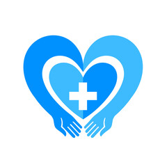 Obraz premium Medical pharmacy logo design template vector illustrator