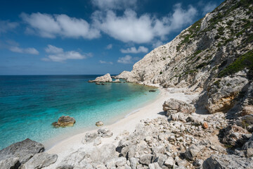 Fototapeta na wymiar Petani Beach in Kefalonia, Ionian Islands, Greece
