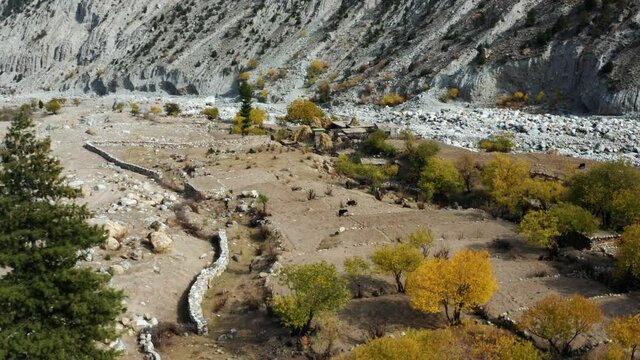 Tattu Village, starting point of trekking to Fairy Meadows, Pakistan